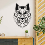 Alpha Wolf Metal Wall Art
