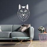 Alpha Wolf Metal Wall Art