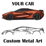 Custom Car Silhouette Logo Decor