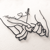 Custom Couple Love Hands