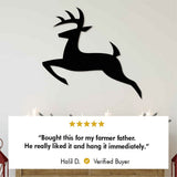 DEER Silhouette Metal Wall Decor
