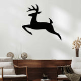 DEER Silhouette Metal Wall Decor