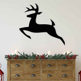 DEER Silhouette Metal Wall Decor