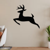 DEER Silhouette Metal Wall Decor