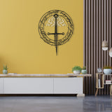 Mystic Sword and Tree Wall Sculpture – LOTR Narsil