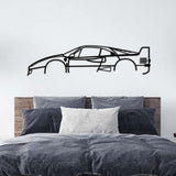 Ferrari F40 Car Silhouette