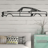 Ford Mustang 69 Car Silhouette