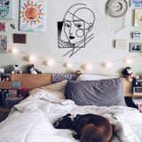 Geometric Lady Wall Art