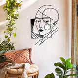 Geometric Lady Wall Art