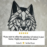 Alpha Wolf Metal Wall Art