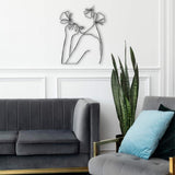 Ladies are Flowers Metal Wallart