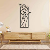 Lady With Nice Hat Metal Wall Art