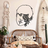 Leaf Headed Man Metal Wall Decor