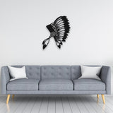 Lonely Indian Metal Wall Art
