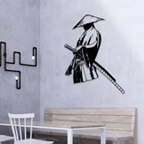 Lonely Samurai Metal Wall Art