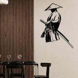 Lonely Samurai Metal Wall Art