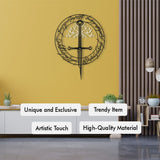 Mystic Sword and Tree Wall Sculpture – LOTR Narsil