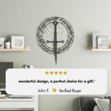 Mystic Sword and Tree Wall Sculpture – LOTR Narsil