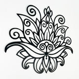 Mandala Lotus Metal Wall Art