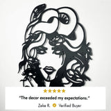 Medusa Metal Wall Art