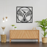 Metal Hummingbird Decor