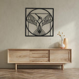 Metal Hummingbird Decor