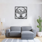 Metal Hummingbird Decor