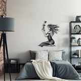 Metal Women Wall Decor