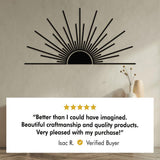 Sunburst  Metal Wall Decor