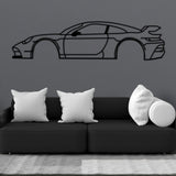 Porsche 911 GT3 RS Car Silhouette