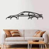 Porsche 911 Turbo S 997 Car Silhouette