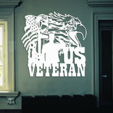 US Veteran Independence Day Gift Metal Wall Art